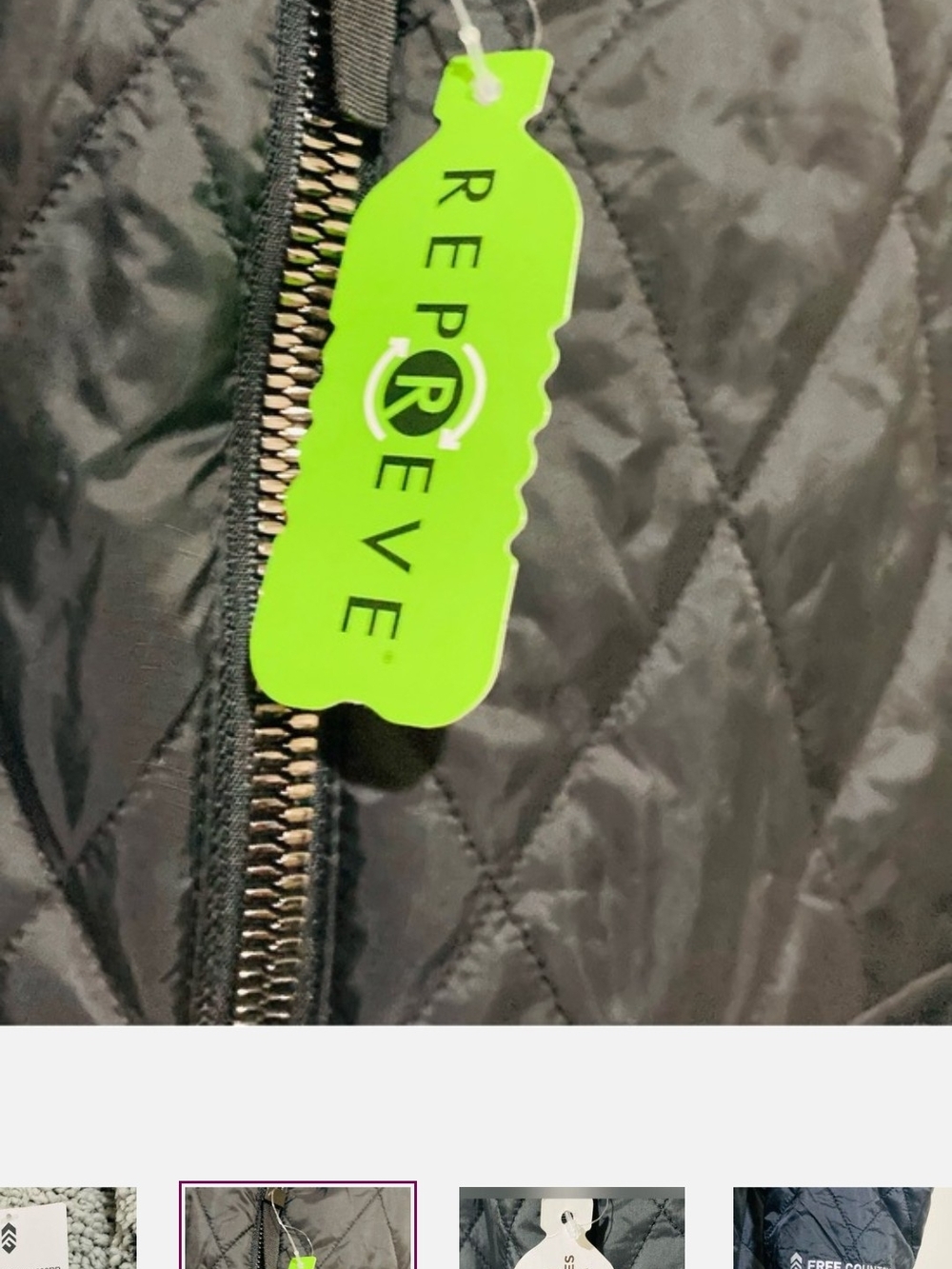 Reversible black/fleece lined jacket - Picture 3 of 11
